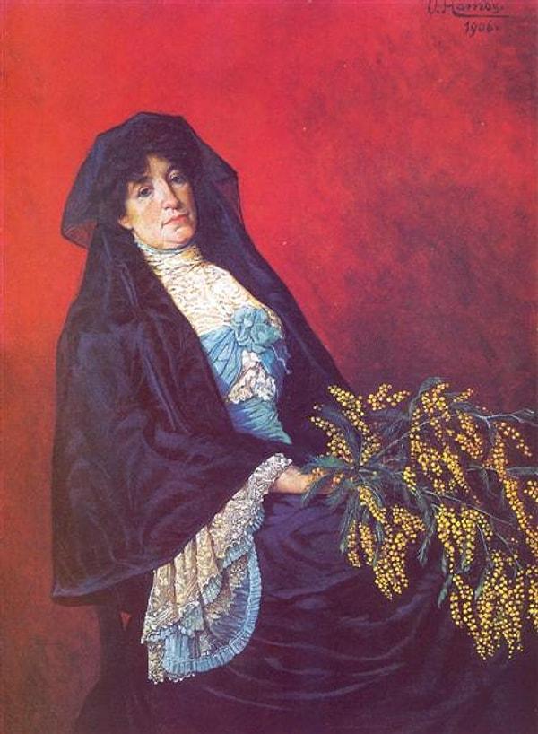 Mimozalı Kadın, 1906