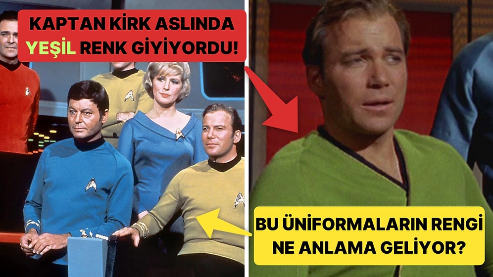 Star Trek Üniformalarının Renkleri Ne Anlama Geliyor?