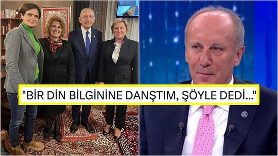 Muharrem İnce'den Kemal Kılıçdaroğlu'nun Seccadeye Ayakkabıyla Basmasına Yorum