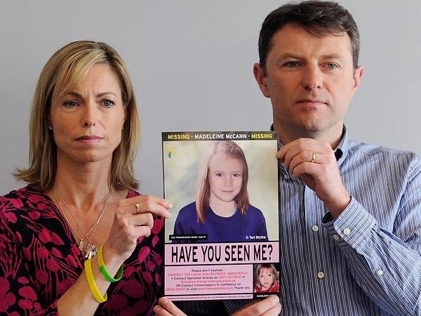 2007 yılında Portekiz'de ailesiyle çıktığı tatilde kaçırılan ve o zamandan beri kendisinden haber alınamayan Madeleine McCann, henüz 3 yaşındaydı.