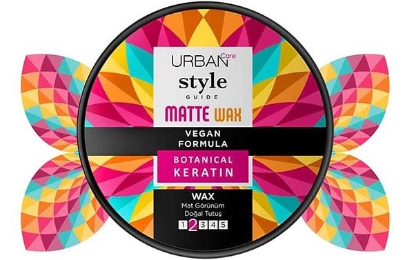 20. URBAN Care Matte Wax, saçınızda yaratıcı stiller yaratmanızı sağlar.