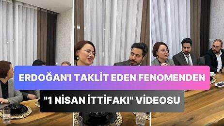 Cumhurbaşkanı Erdoğan'ın Başarılı Taklidini Yapan Muhammed Nur Nahya'dan '1 Nisan İttifakı' Videosu