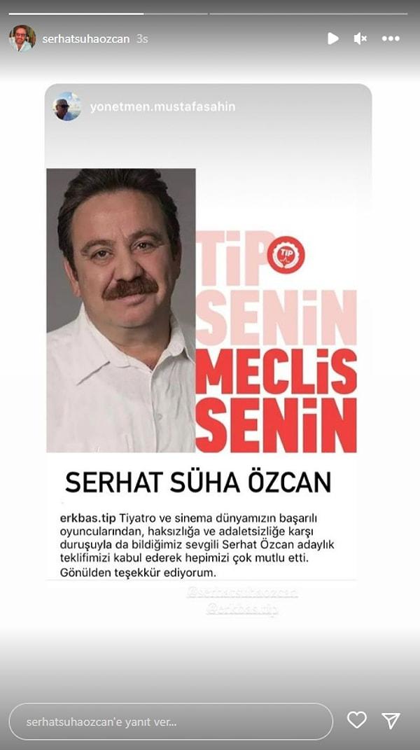 Serhat Özcan da konu hakkında sosyal medya hesabında paylaşım ve alıntı yapmayı ürdürüyor.