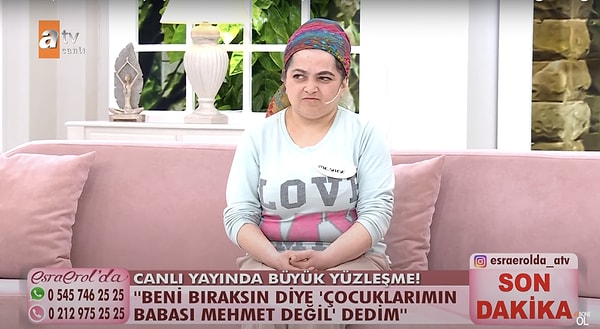 Ertesi gün Mesude Hanım yayına katıldı. Evliliğinde mutlu olmadığını söyleyen Mesude Hanım, boşanma isteğinin Nihat ile bir alakası olmadığını söyledi. Ayrıca "Eşim beni bıraksın, peşime düşmesin diye çocuklar senden değil dedim" dedi.