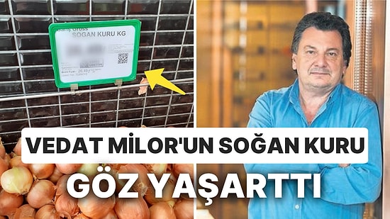 Zam Şampiyonu Soğan Gündemden Düşmezken Vedat Milor Yeni Tartışma Başlattı