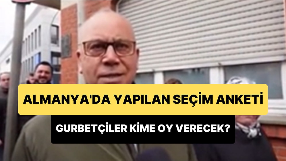 Oy Kullanabilmek İçin Konsolosluk Önünde Uzun Kuyruklar Oluşturan Gurbetçi Türkler ile Yapılan Seçim Anketi