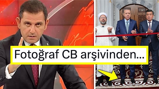 Fatih Portakal, Seccade Tartışmasına Cumhurbaşkanı Erdoğan'ın Camideki Bir Fotoğrafıyla Cevap Verdi