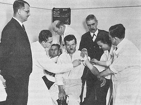 1. Людей намеренно заражали малярией, чтобы вылечить им сифилис