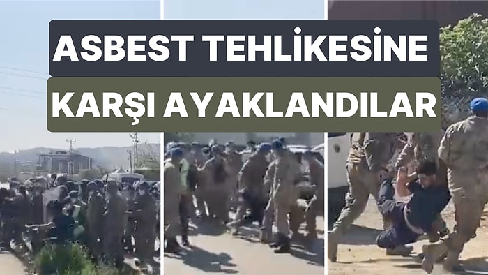 Yolu Kapattılar! Hatay'da Depremzedeler Asbest Tehlikesine Karşı Eyleme Geçti