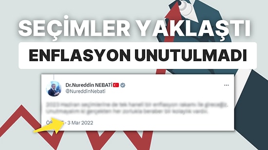 TÜİK Bile Tutturamadı: Nureddin Nebati'nin "Enflasyon Seçimlerde Tek Hane Olacak" Paylaşımı Unutulmadı