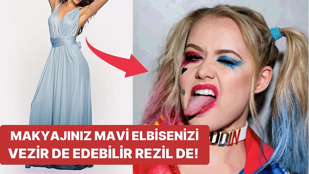 Mavi Renk Elbiseye Ne Renk Makyaj Yapılır?