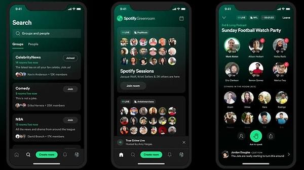 Spotify Live, eskiden Spotify Greenroom olarak bilinen bir bağımsız canlı ses uygulamasıydı. Spotify’ın 2021’de Betty Labs’ı 62 milyon dolara satın almasından sonra adı değişmişti.