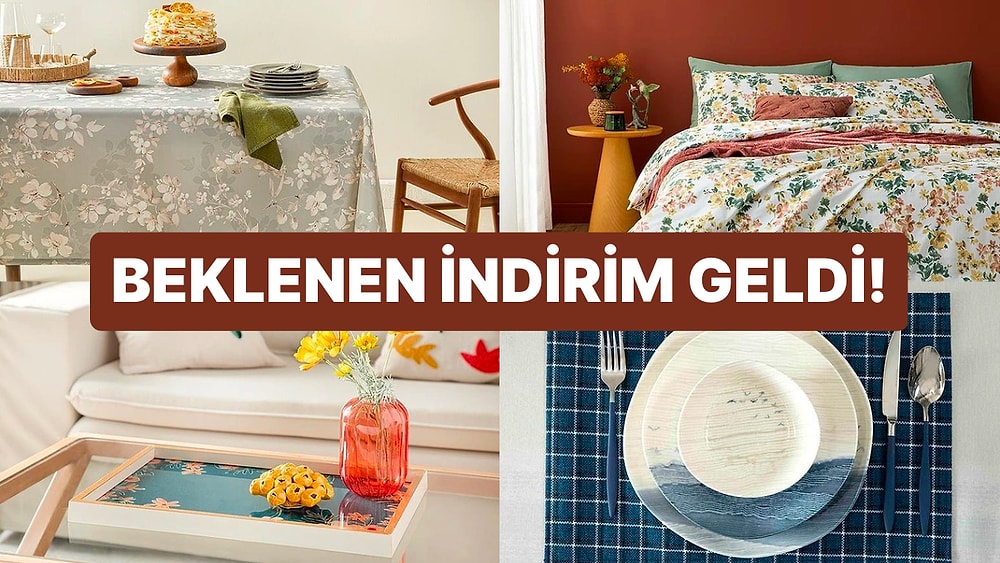 English Home'da Tüm Ürünlerde Büyük İndirim Başladı! İndirimde Kapış Kapış Alınan Ürünler