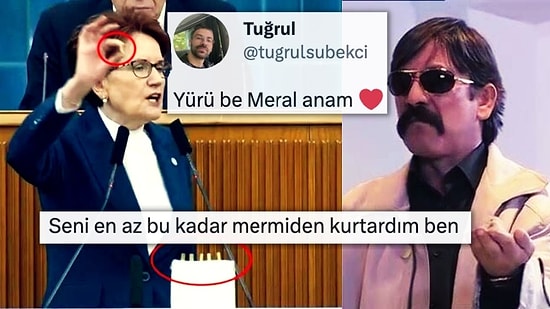 Meral Akşener'in Kürsüden Kurşun Atması Sosyal Medyanın Gündeminde