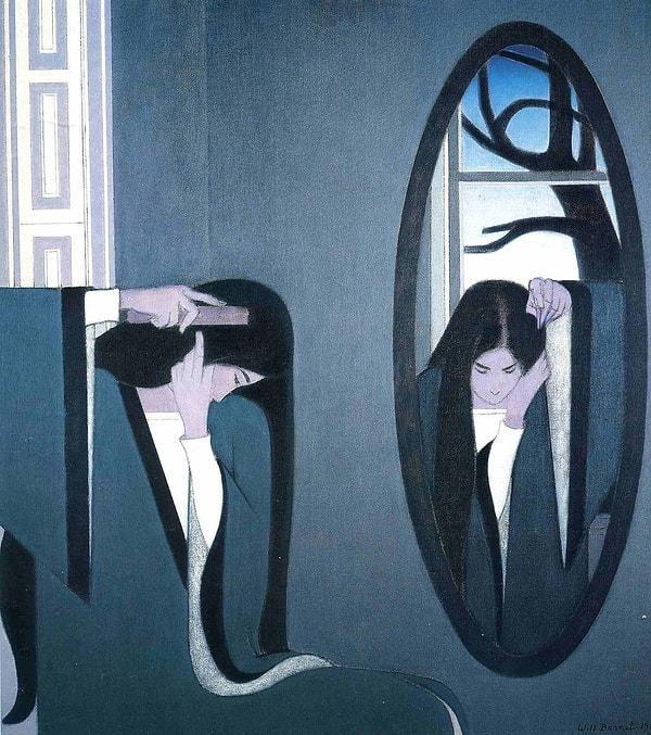 10. The Mirror (Ayna) - Will Barnet (1981)