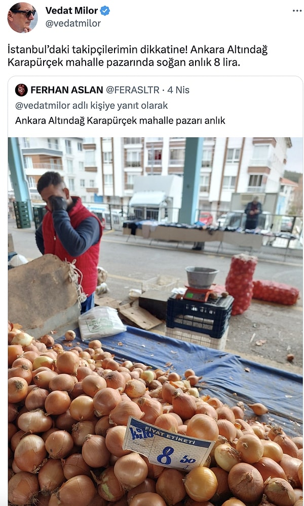 Vedat Bey fırsatları kaçırmıyor.