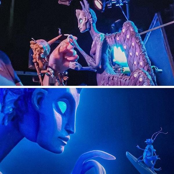 Лесная нимфа и сверчок Себастьян Дж. Крикет в "Пиноккио" Гильермо дель Торо