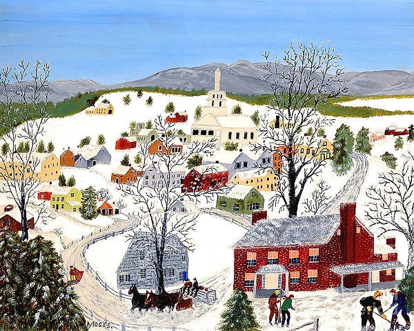 "Deep Snow" - Anna Mary Robertson Moses