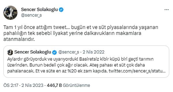 Birkaç gün önce 1 yıl önceki yorumlarını hatırlatan Solakoğlu'nun canlı yayında söyledikleri, sosyal medyada her zamanki yankılandı.