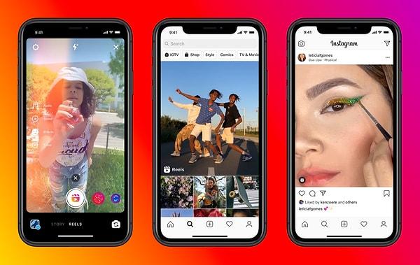 Rakip sosyal medya uygulaması TikTok'un popülerliğinin ardından Reels özelliğini duyuran Instagram, bu özelliğini geliştirmeye devam ediyor.