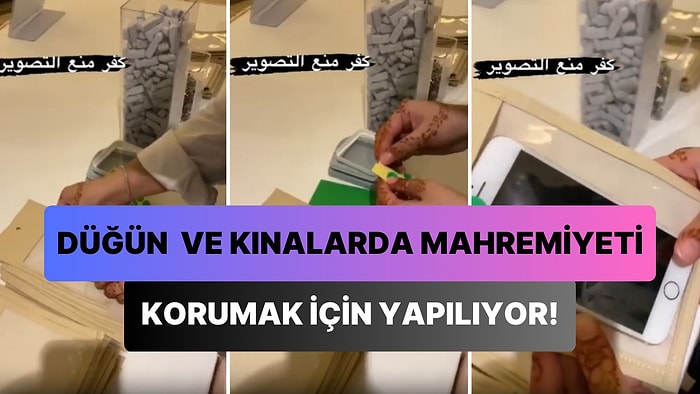 Kına ve Düğünlerde İnsanların Görüntü Alıp Paylaşmasını Engellemek İçin Yapılan Uygulama Gündem Oldu