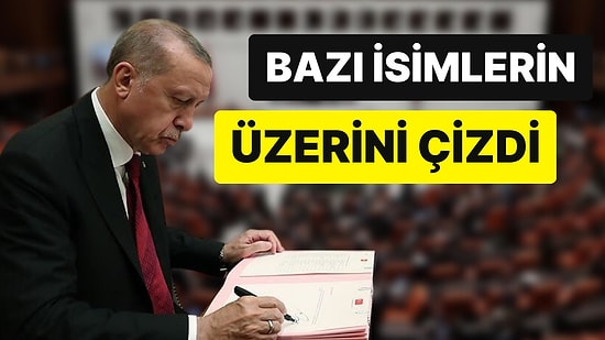 Erdoğan, Hakkını Helal Etmediği Vekilleri Dışarda Bırakıyor