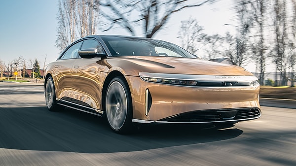 Dünyada yılın lüks otomobili: Lucid Air