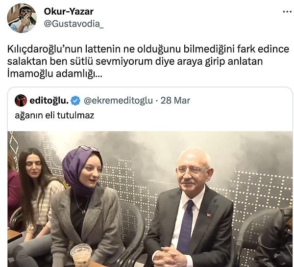 2. Kılıçdaroğlu ve İmamoğlu'nun Konya ziyaretine de kahve sütlü mü içilir sütsüz mü sorusu damgasını vurdu.