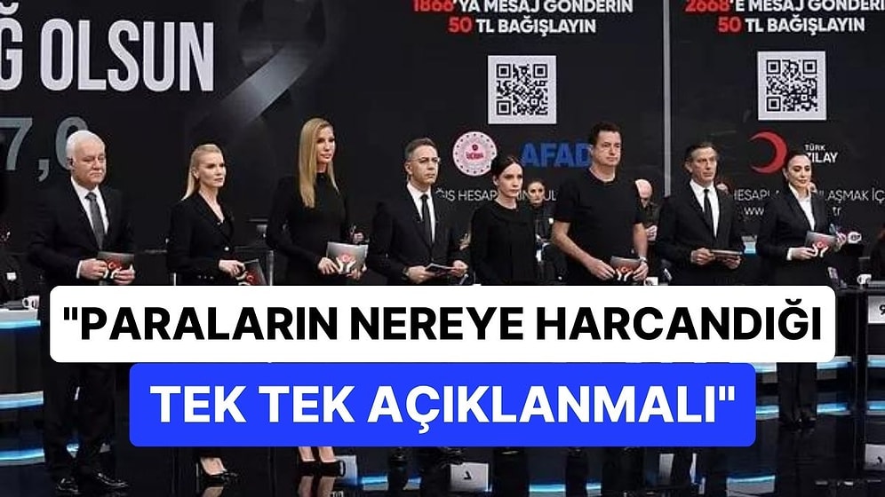 Vatandaşın Vergisini Koruma Derneği, Deprem Yardımlarını Sordu: "Nerelere Harcandığı Tek Tek Açıklanmalı"
