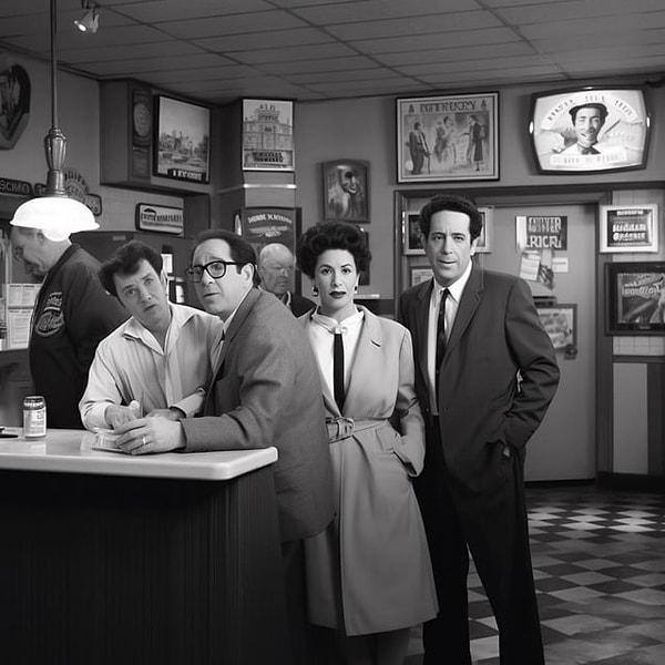 5. 1950'lerde çekilseydi Seinfeld.
