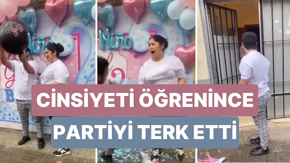 Cinsiyet Öğrenme Partisinde Bebeğin Cinsiyeti Belli Olduktan Sonra Ağlayarak Partiyi Terk Eden Anne