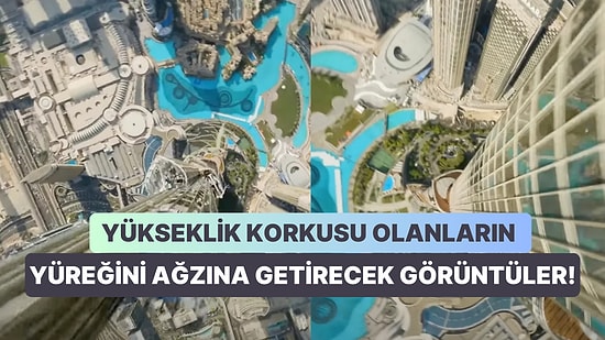 Dünyanın En Yüksek Gökdeleni Burj Khalifa'dan Düşmenin Nasıl Bir His Olduğunu Gösteren Görüntüler