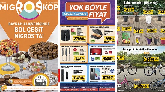 Migros'ta Kaçırılmayacak Bayram Fırsatları! 6 - 19 Nisan 2023 Migroskop Kataloğu