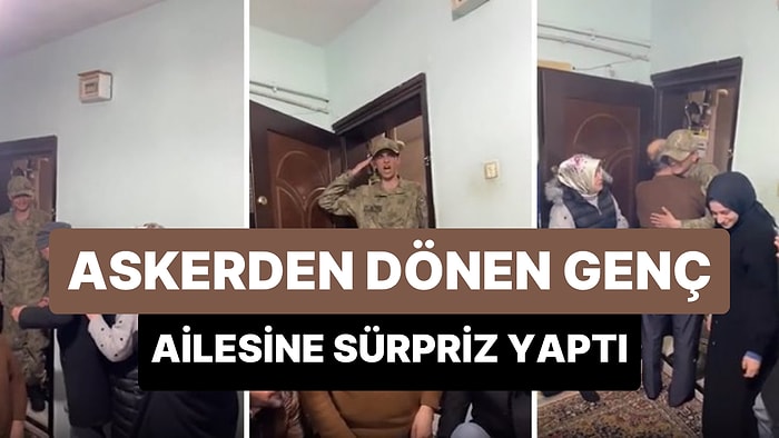 Askerden Dönen Gencin İftar Sofrasındaki Ailesine Yaptığı Duygusal Sürpriz