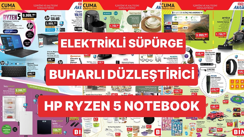 BİM'de Çeyiz Ürünleri Satışa Çıkıyor! 11 Nisan - 14 Nisan 2023 BİM Aktüel İndirim Kataloğu