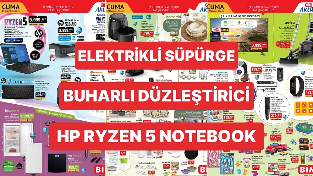 BİM'de Çeyiz Ürünleri Satışa Çıkıyor! 11 Nisan - 14 Nisan 2023 BİM Aktüel İndirim Kataloğu