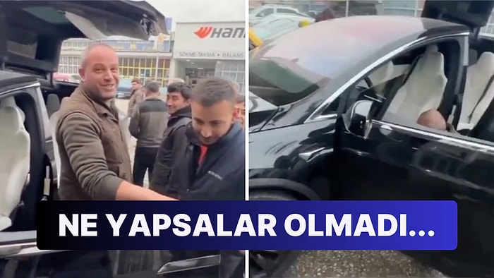 Tamir için Sanayiye Gelen Tesla'nın Kaputunu Açmayı Başaramayan Ustalar Gülmekten Kırdı Geçirdi