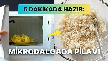 Mikrodalgada Pirinç Nasıl Pişirilir? Pilav Yapmak İçin Saatler Harcamaya Gerek Kalmayacak En Kolay Yöntem!