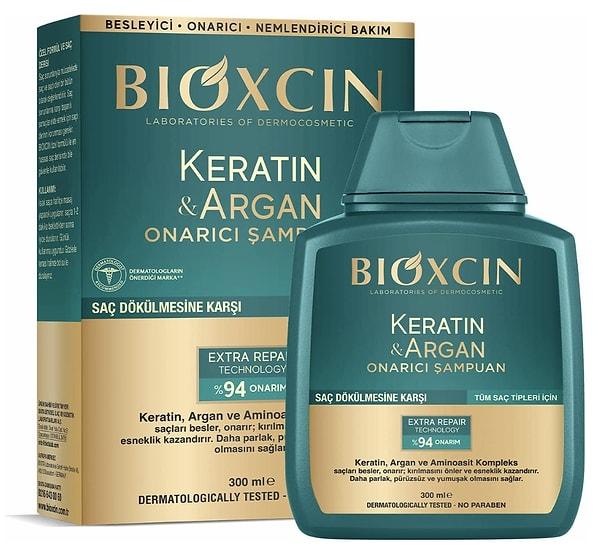 3. Bioxcin keratin & argan onarıcı şampuan