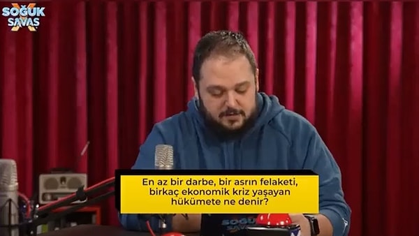 YouTuber Boğaç Boydemir tarafından Buçe Buse Kahraman'a sorulan "En az bir darbe, bir asrın felaketi, birkaç ekonomik kriz yaşayan hükümete ne denir?" sorusu kısa sürede sosyal medyada gündem oldu.