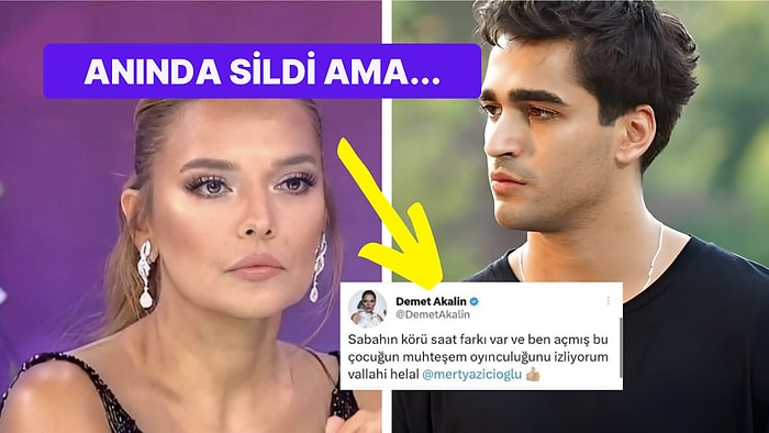 Demet Akalın Yalı Çapkını’nın Yıldızı Mert Ramazan Demir’i Afra Saraçoğlu'nun Eski Aşkı ile Karıştırdı