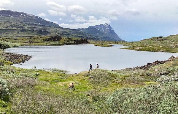 Adada Vikinglerden geriye kalan sadece harabelerdi.