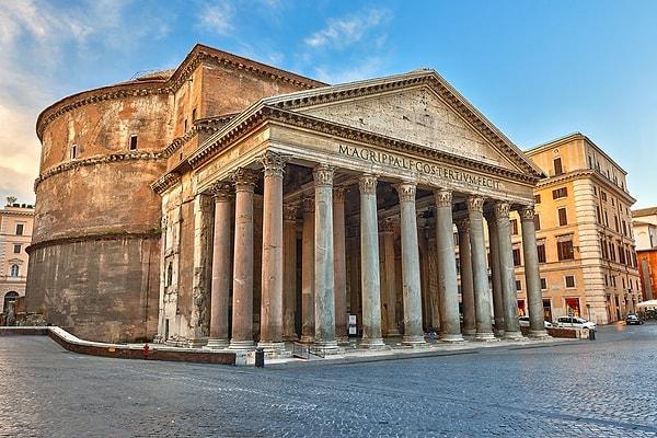 5. Panteon'un hiç restore edilmemiş olduğu halde hala parçalanmadığını biliyor muydunuz?