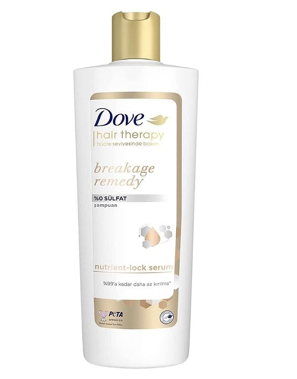 12. Dove hair therapy sülfatsız saç bakım şampuanı