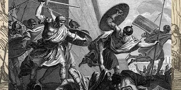 9. Yüzbaşılar, Roma askerlerine hiç acımadan şiddet uyguluyordu.