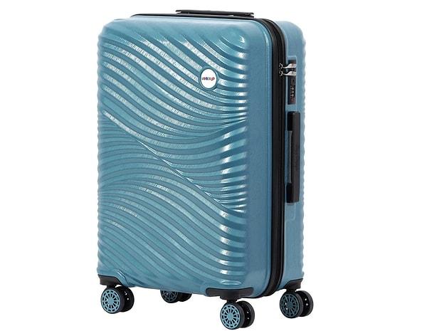 1. Mavi orta boy valiz.