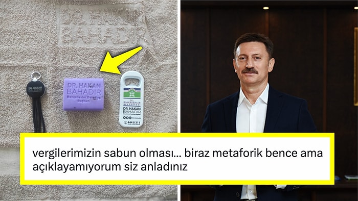 AK Partili Belediye Başkanı'nın Üzerinde Adının Yazılı Olduğu Sabunlara Ödediği Tutar Tartışma Yarattı!