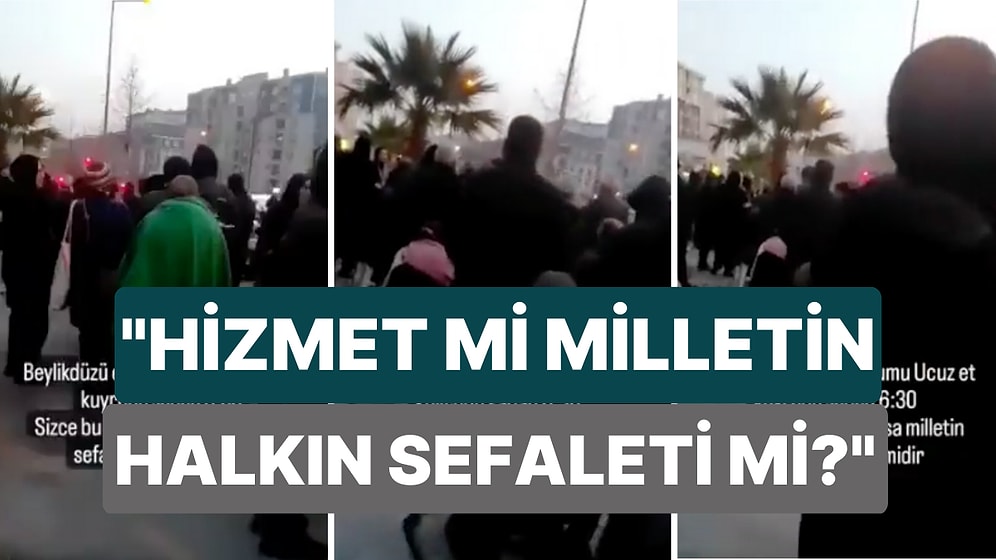 Sabahın 6:30'unda Halk Ucuz Et Alabilmek İçin Et ve Balık Kurumunun Önünde Uzun Kuyruklar Oluşturdu