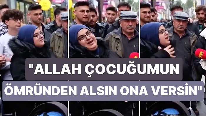 Bir Sokak Röportajında Cumhurbaşkanı Erdoğan İçin "Allah Çocuğumun Ömründen Alsın, Ona Versin" Diyen Kadın