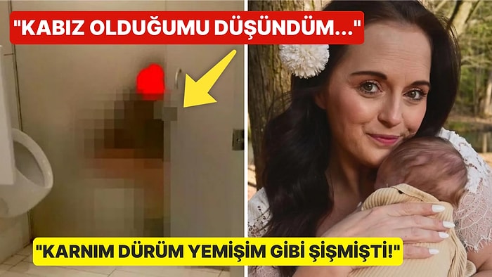 Hamile Olduğunu Fark Etmediği İçin Tuvaletini Yaparken Doğum Yapan Enteresan Kadın: "Kabız Oldum Sandım!"